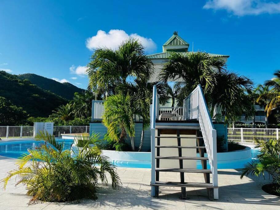 Le Palmier Bleu, Cocon Tropical, Plage & Piscine Anse Marcel 외부 사진